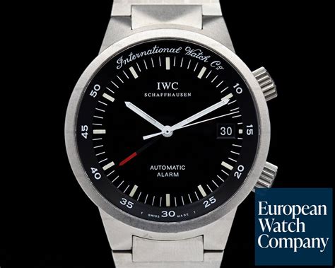 Preowned IWC GST Alarm Automatic Sandblasted Titanium 